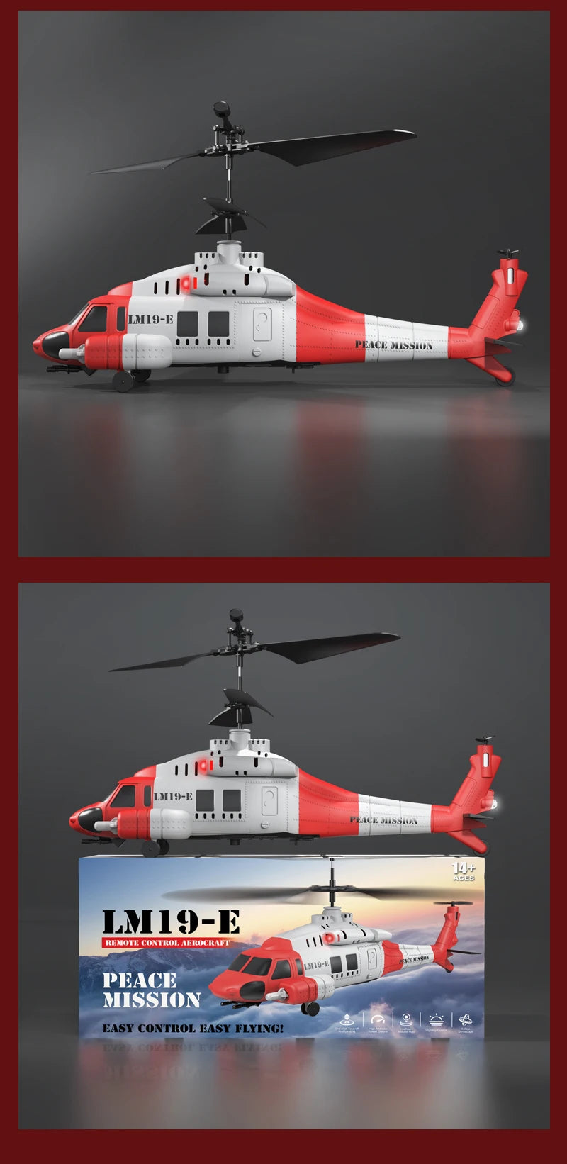 RC Battle Helicopter with Altitude Hold – View 20 | Toki Toy Box