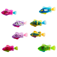 Electronic Swimming Fish Toy with LED Light – Bath, Pool & Pet Play