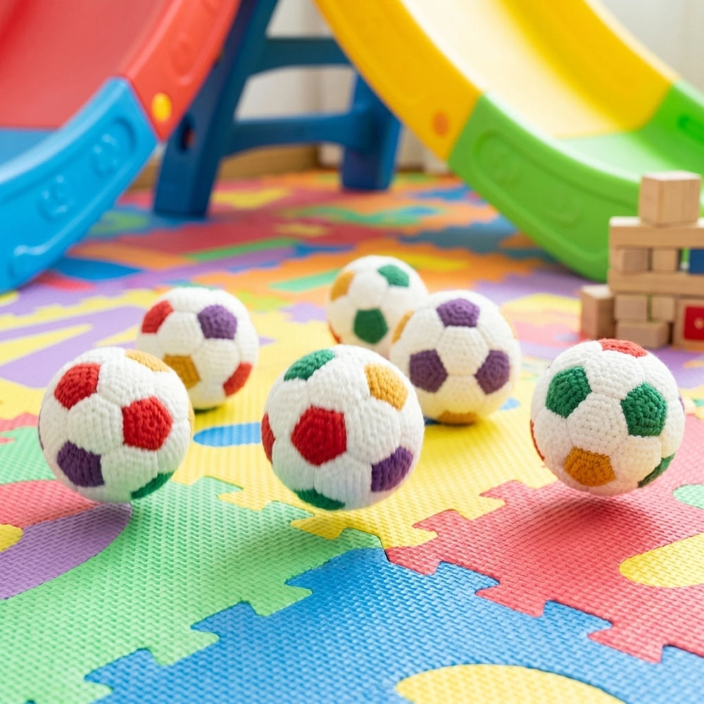 Crochet Juggling Balls Set – Soft Bean Bags for Kids - Toki Toy Box