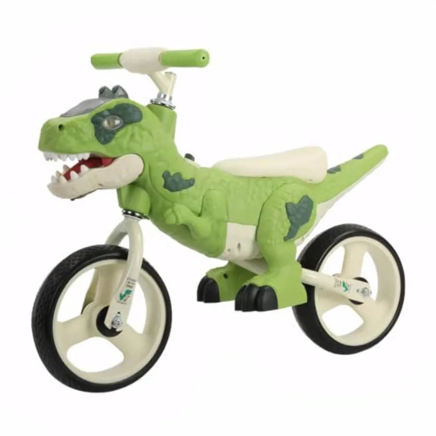 Dinosaur Balance Bike Light-Up Musical Ride | Toki Toy Box