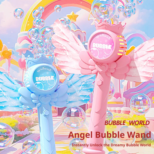 Light-Up Bubble Blaster Wand for Outdoor Fun