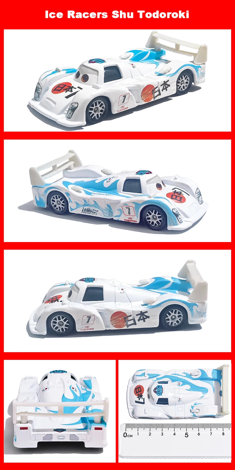 Cartoon Race Car Die-Cast Toy – Pull Back Fun