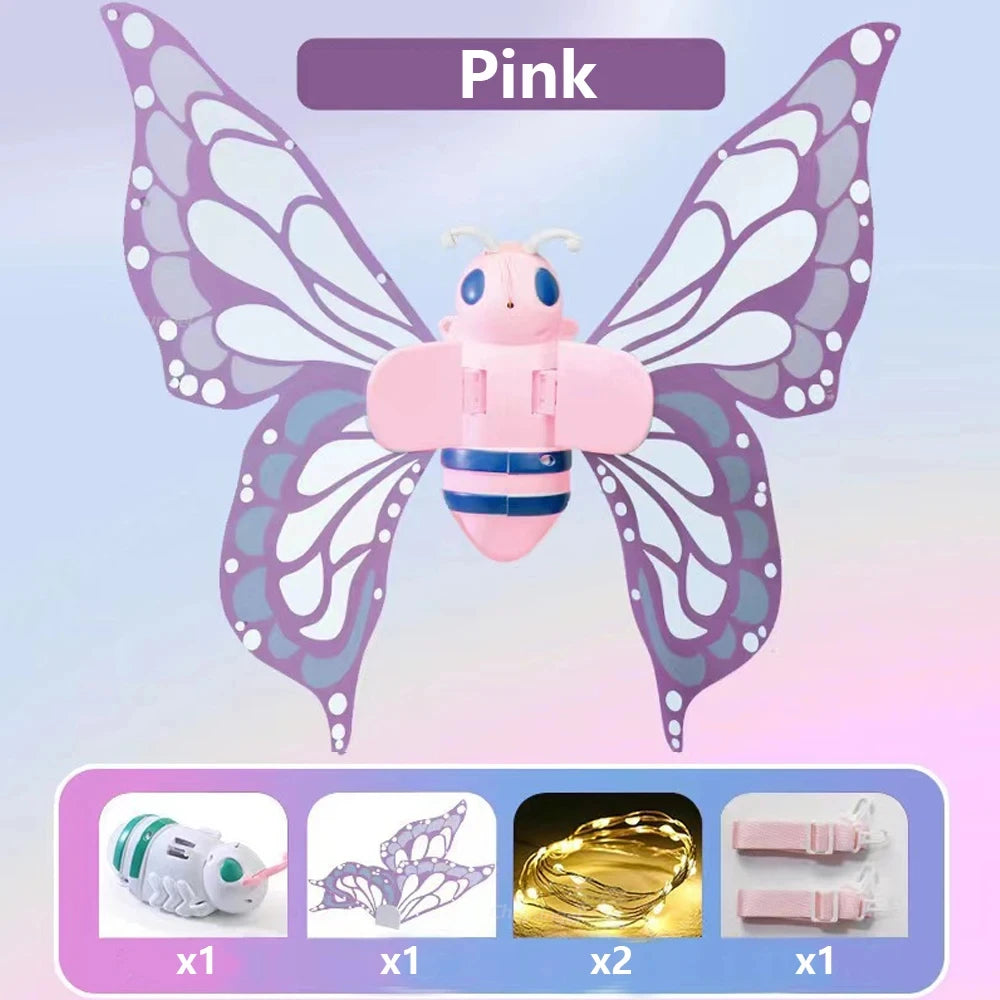 Light-Up Fairy Wings – Moving Butterfly Costume for Kids – Whats Included | Toki Toy Box