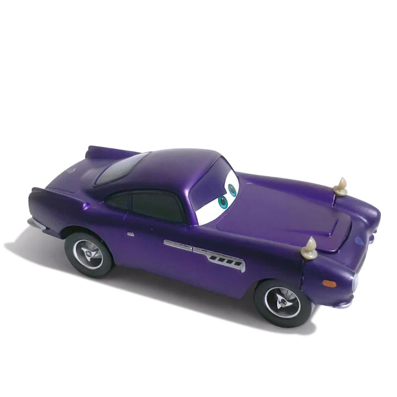 Cartoon Race Car Die-Cast Toy – Pull Back Fun