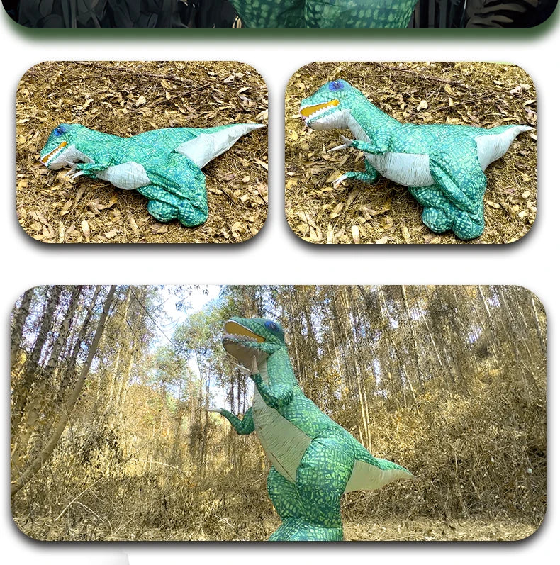 Extra Large Remote Control Tyrannosaurus Rex - Walking, Screaming, Inflatable Dinosaur Toy – View 13 | Toki Toy Box