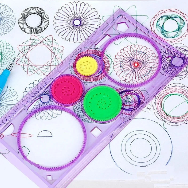 Geometry Drawing Stencil Kit for Creative Kids