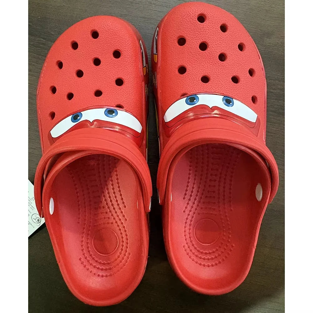 Light-Up Racing Car Clogs – Comfortable Kids Sandals - Toki Toy Box