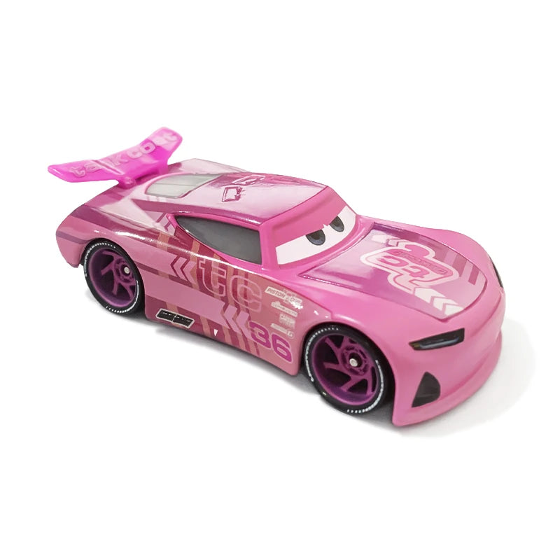 Cartoon Race Car Die-Cast Toy – Pull Back Fun