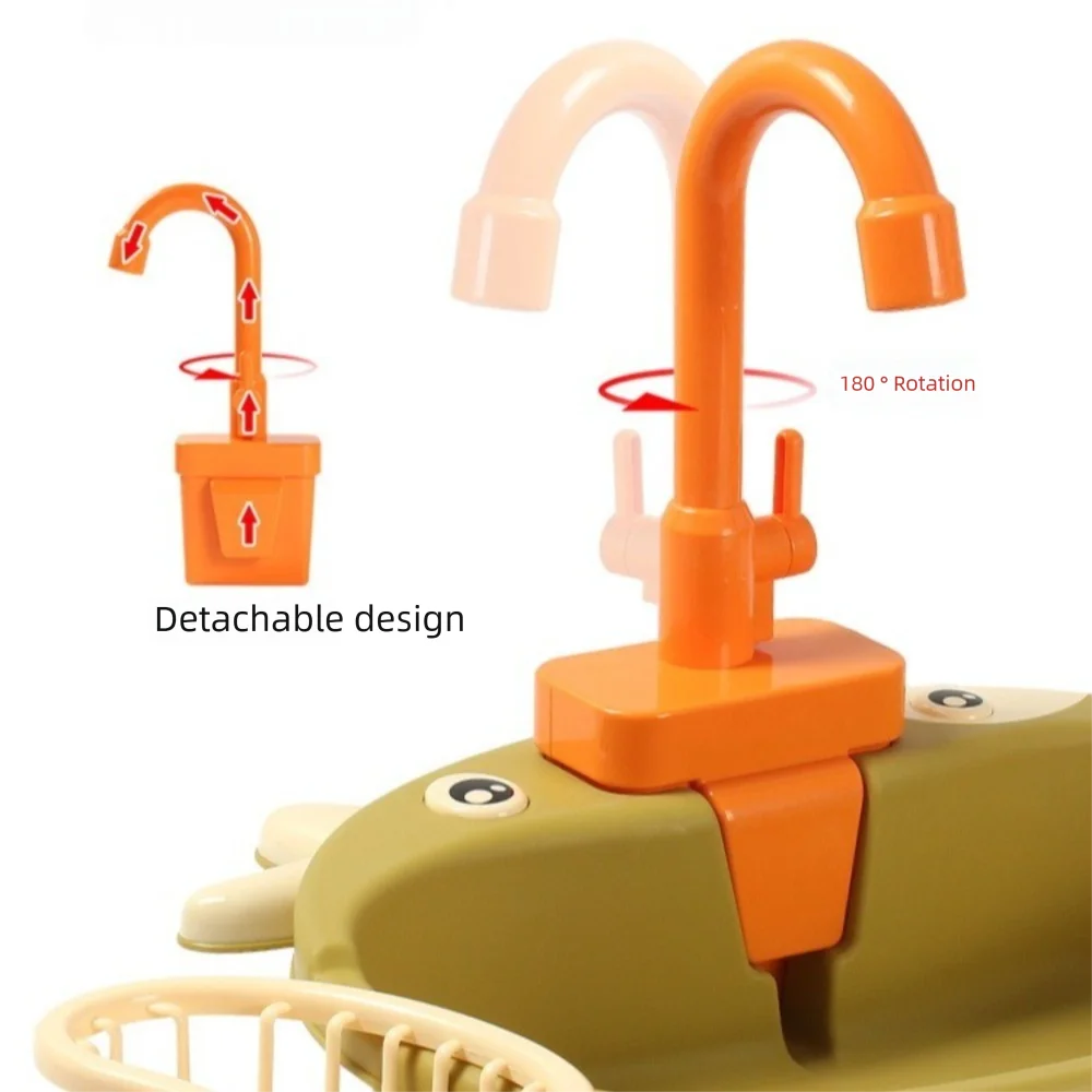 Toy Kitchen Sink Faucet – Realistic Water Play Fun