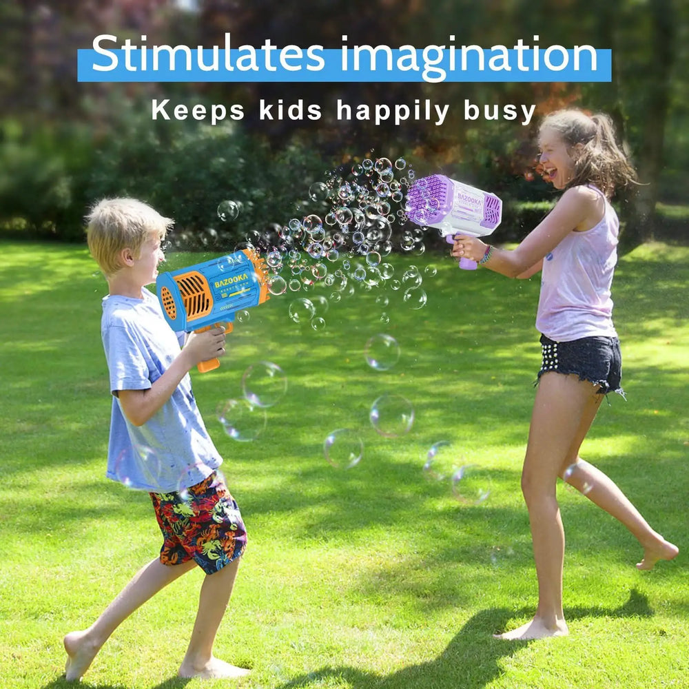 69-Hole Astronaut Bubble Blaster for Kids - Toki Toy Box