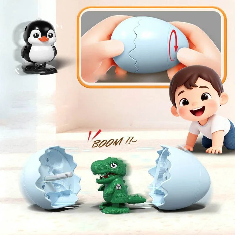 Walking Egg Duck – Wind-Up Desk Toy & Cute Fidget Companion – In Use | Toki Toy Box