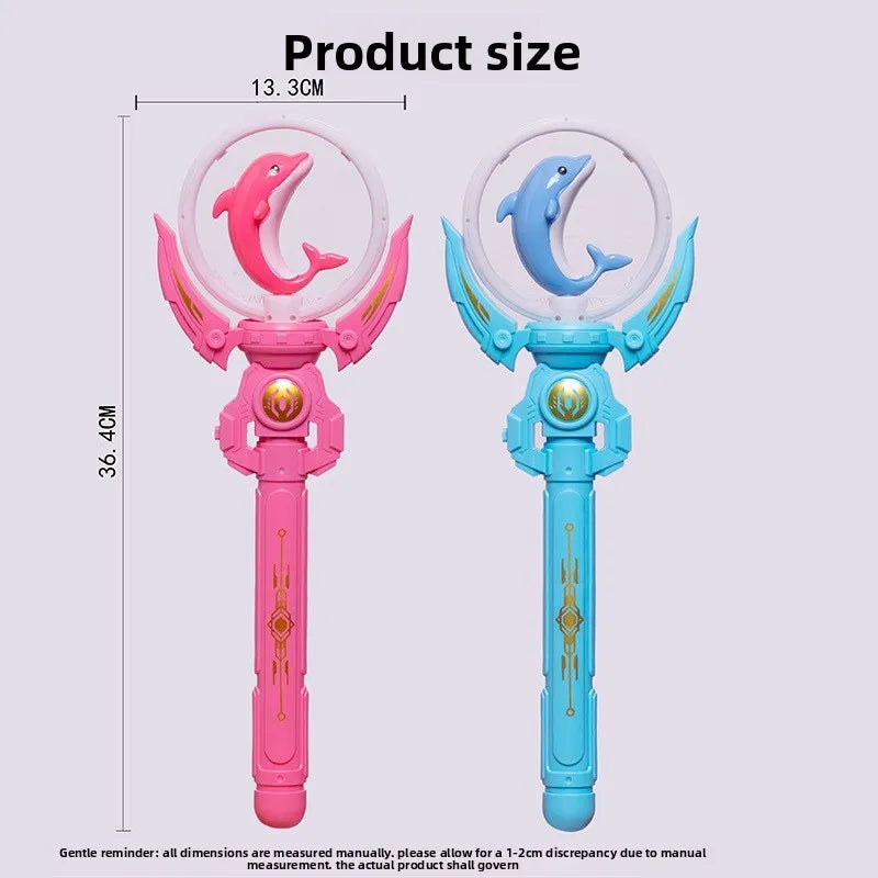 LED Windmill Toy – Glowing Spinning Light Wand for Kids – Size Reference | Toki Toy Box