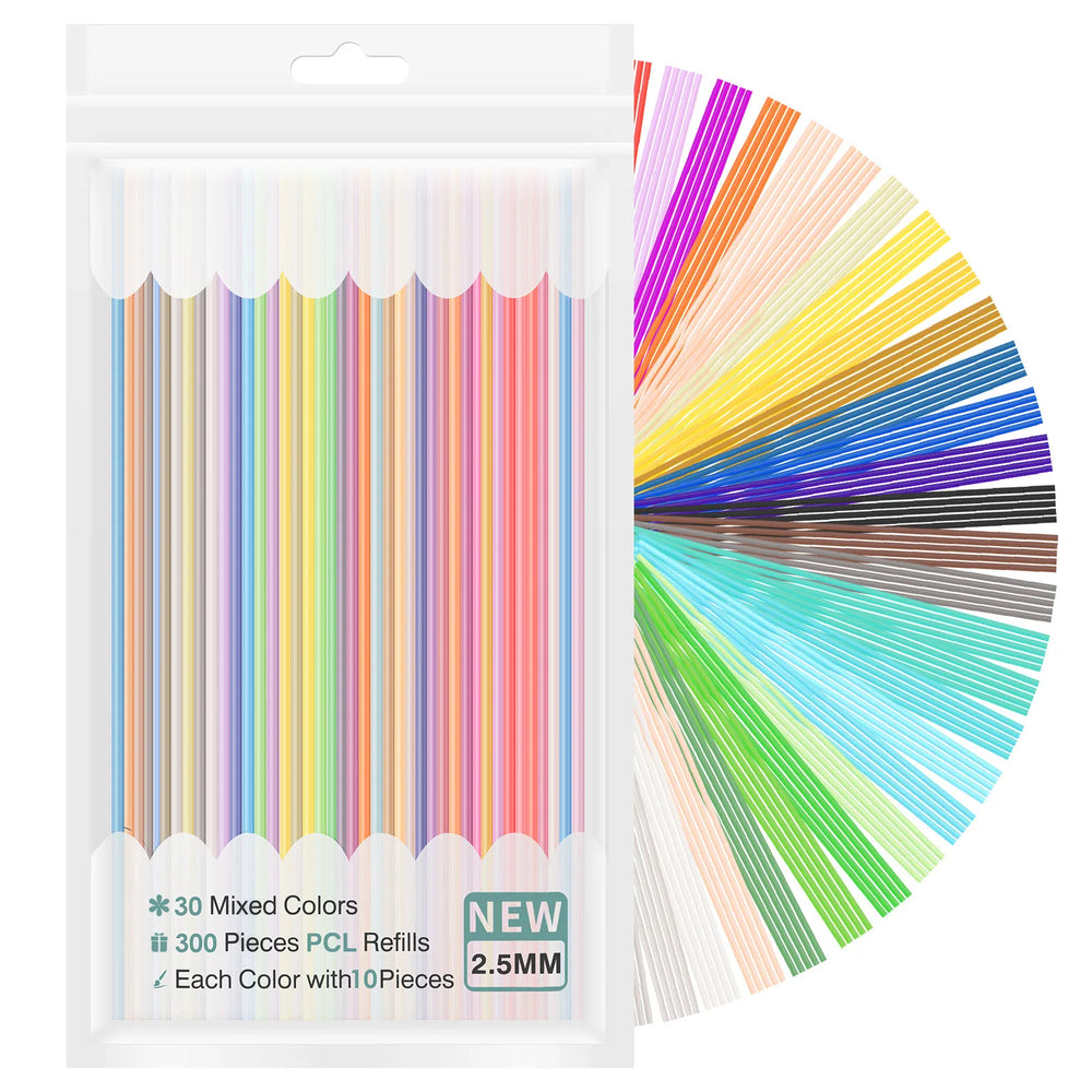3D Pen Filament Refill Pack – 32 Vibrant Colors