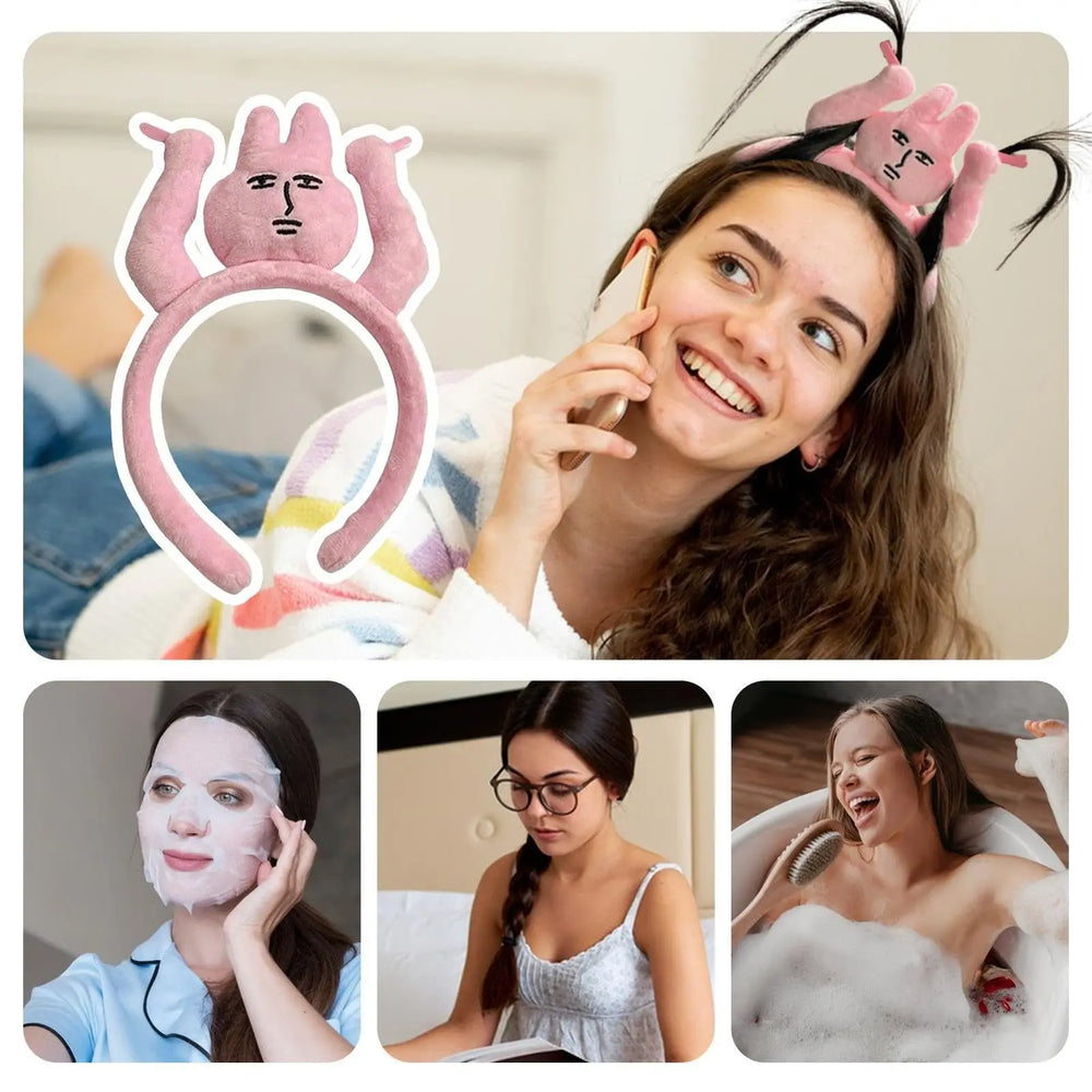 Pink Bunny Plush Headband – Soft Cute Hair Accessory – Whats Included | Toki Toy Box