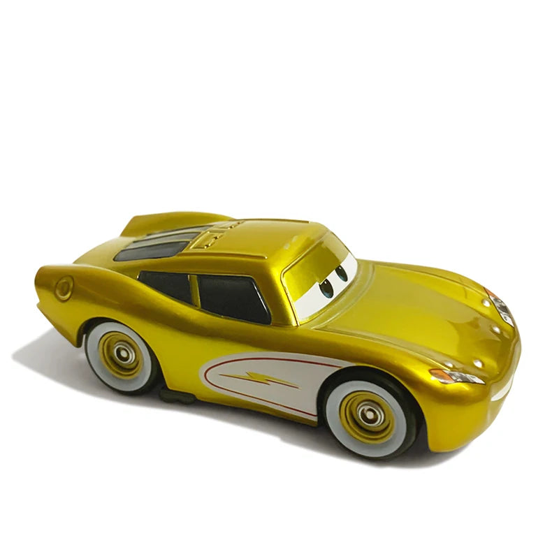 Cartoon Race Car Die-Cast Toy – Pull Back Fun