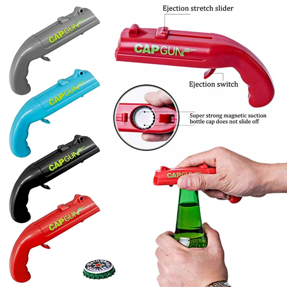 Cap Gun Opener – Shooting Cap in Action | Toki Toy Box
