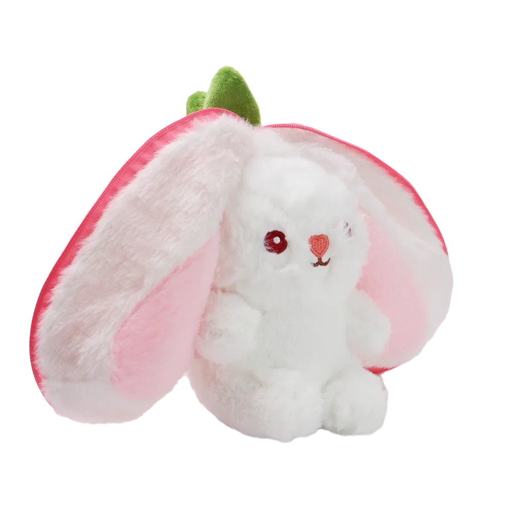 Fruit Bunny Plush Pillow – Cute Cozy Kawaii Toy – Size Reference | Toki Toy Box