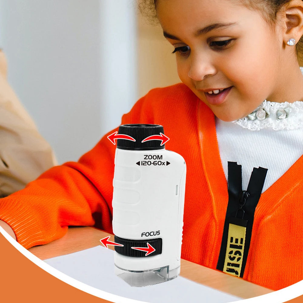 Pocket LED Microscope for Curious Kids - Toki Toy Box
