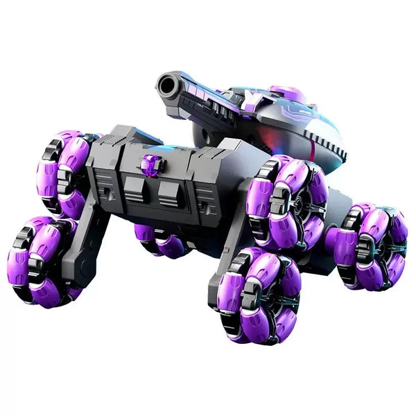 Transforming Stunt RC Car – Robot Tank LED Drift