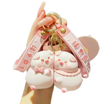 Creative Puppy Keychain – High-Quality Mini Bag Pendant & Car Key Ring for Men and Women