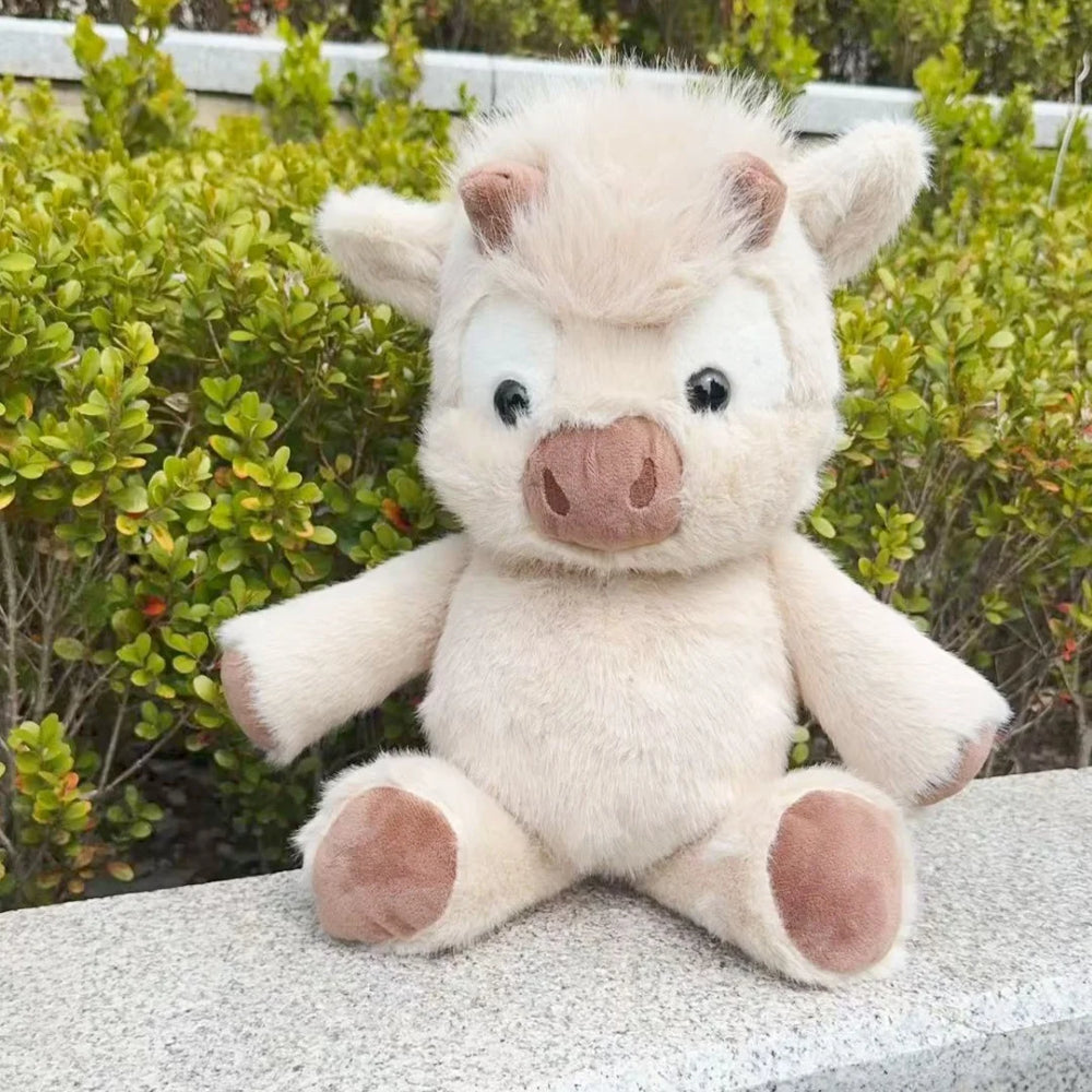 Highland Cow Plush – Fluffy Kawaii Stuffed Animal