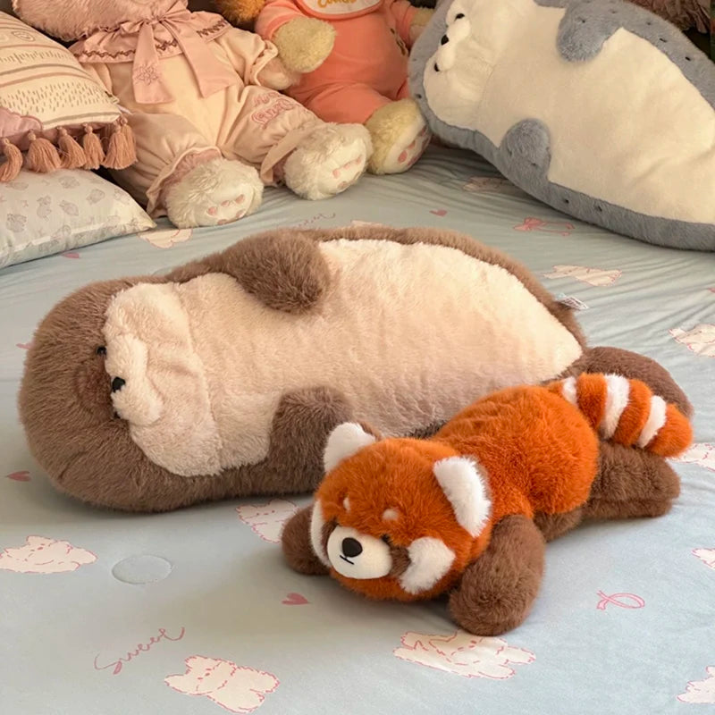 Cozy Red Panda Plush Buddy – Soft Gift Toy – Size Reference | Toki Toy Box