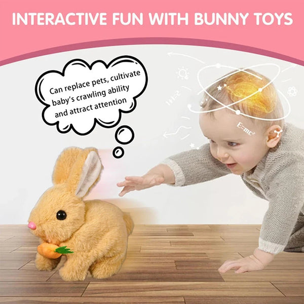 Walking Bunny Plush – Electronic Hopping Pet