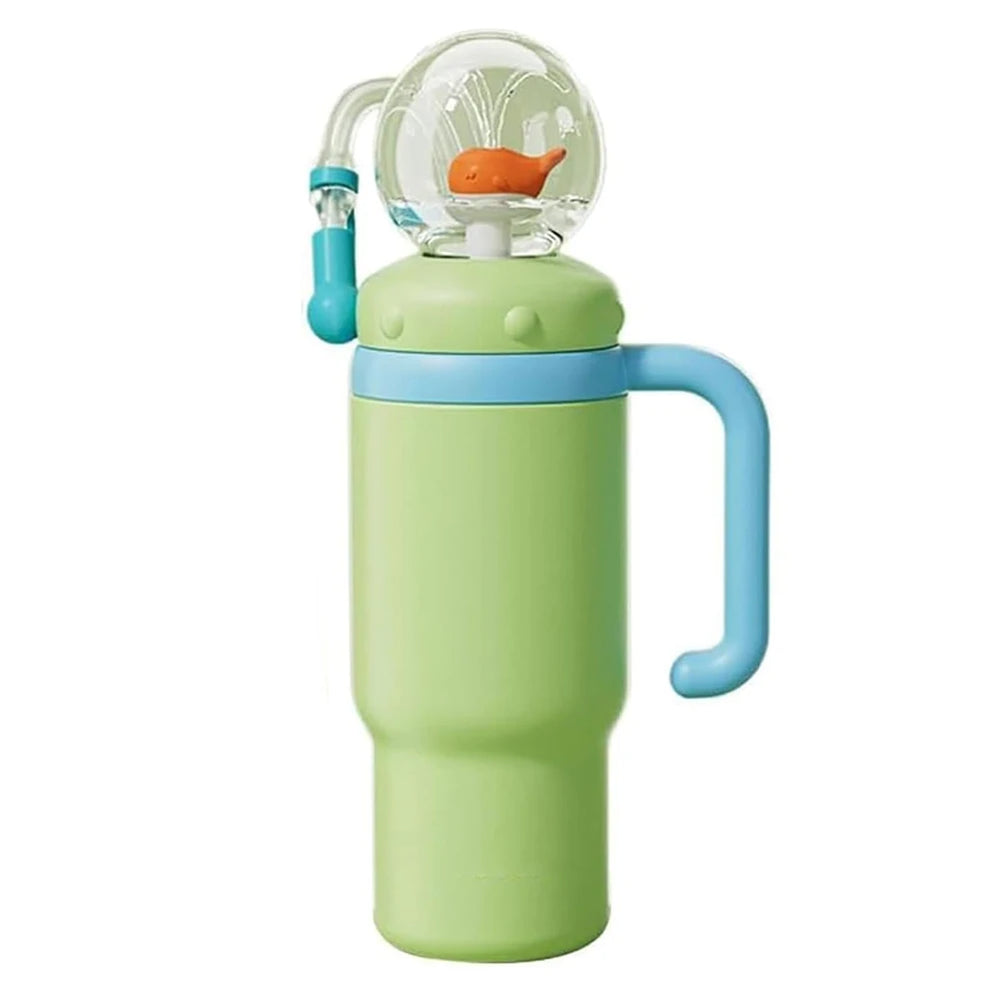 Whale Fountain Tumbler – 710ml Squirt Cup