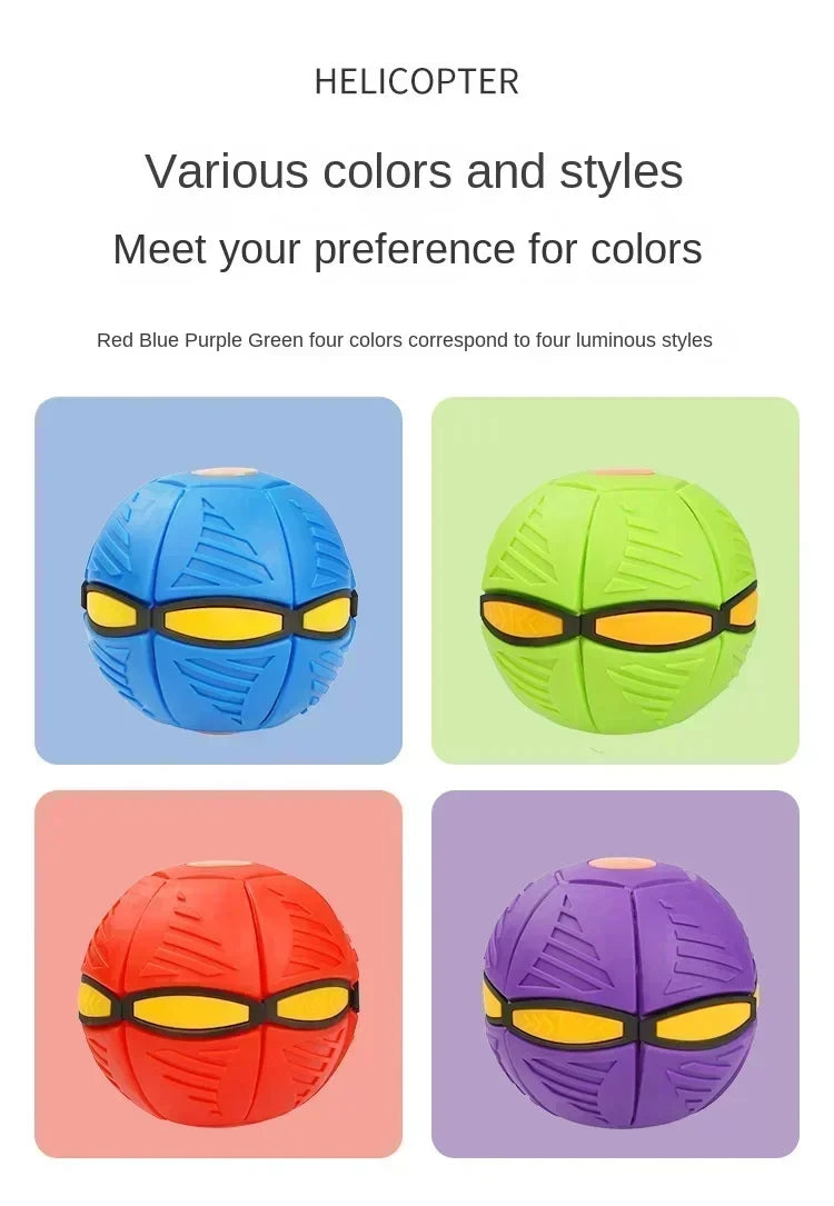 Magic Flying Saucer Ball – Pop-Up Bounce Toy