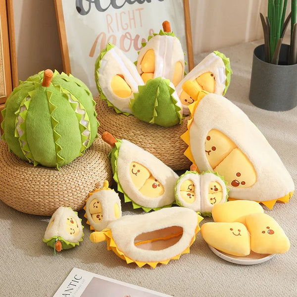 Cute Detachable Durian Plush Stress Pillow