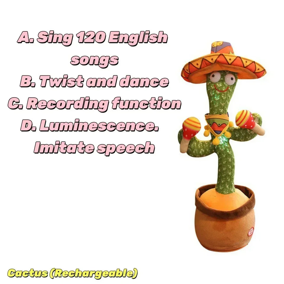 Dancing Talking Cactus Toy – Interactive Fun for – Lifestyle | Toki Toy Box