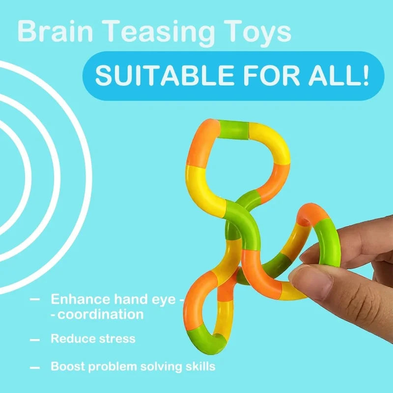 Quiet Twisty Fidget Toy – Squeeze, Twist & Spin