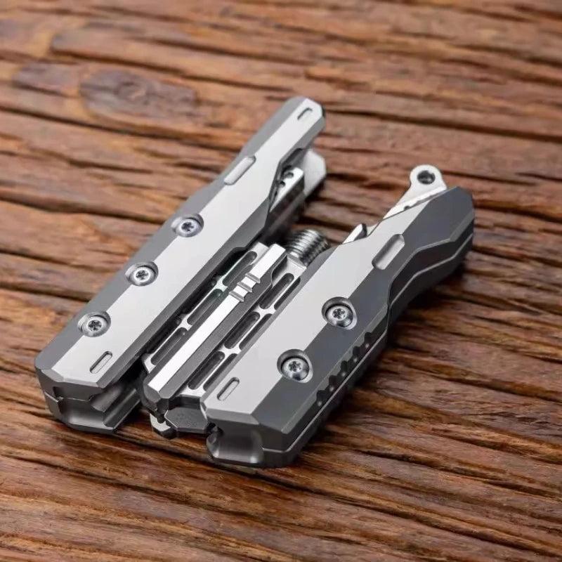 Metal Rail Fidget Toy – Premium Zirconium EDC Stress Reliever – In Use | Toki Toy Box
