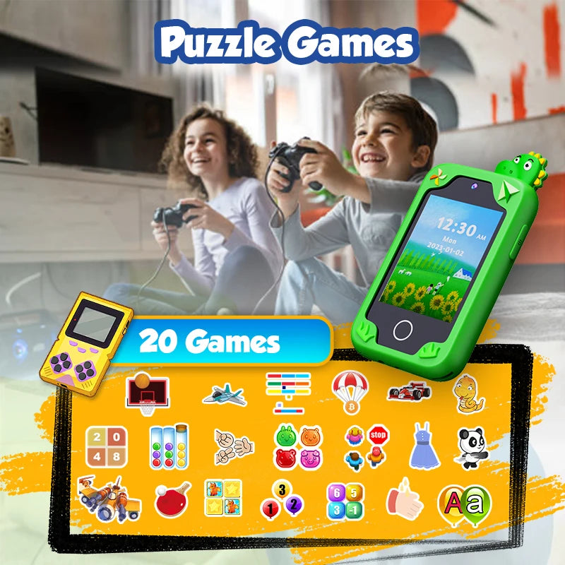 Smart Kids Toy Phone with Camera & Games - Toki Toy Box