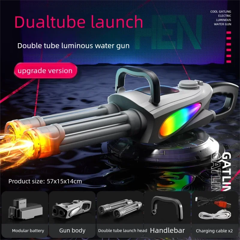 LED Rotating Hydro Blaster for Pool Battles