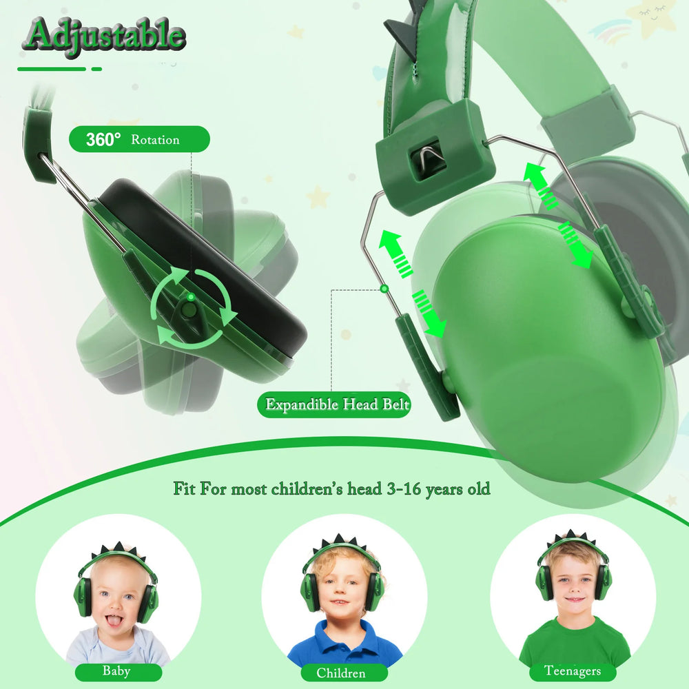 Kids Noise Reduction Earmuffs with Cute Ears | TokiToyBox
