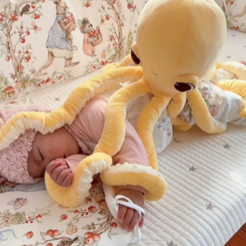 Soothing Octopus Plush Pillow – Baby Comfort Toy | Toki Toy – Features | Toki Toy Box