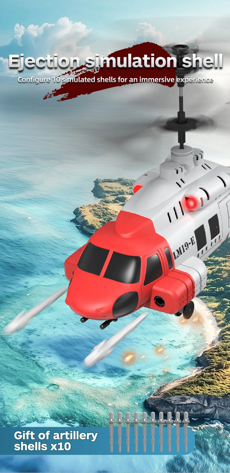 RC Battle Helicopter with Altitude Hold – View 11 | Toki Toy Box