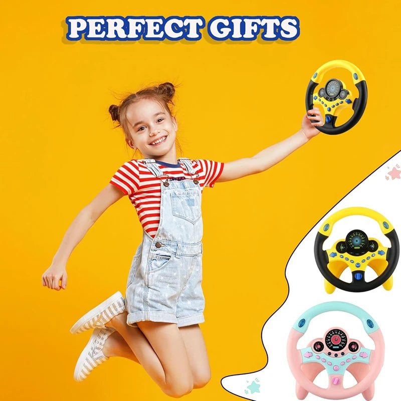Toddler Steering Wheel Toy – Travel Fun for Kids - Toki Toy Box