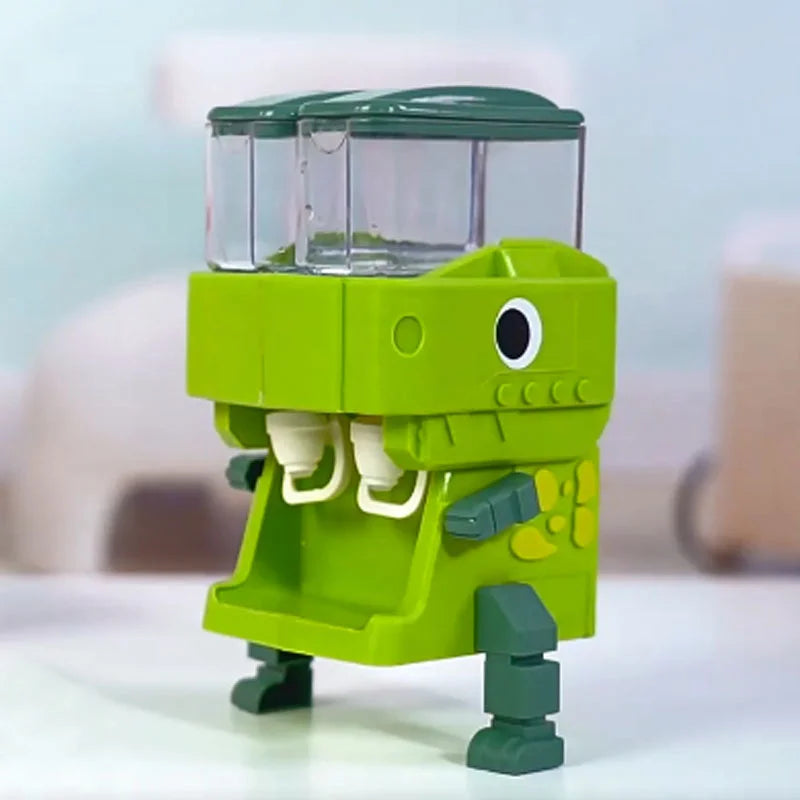 Dino Drink Dispenser Toy – Cute Pretend Water Station – Side View | Toki Toy Box
