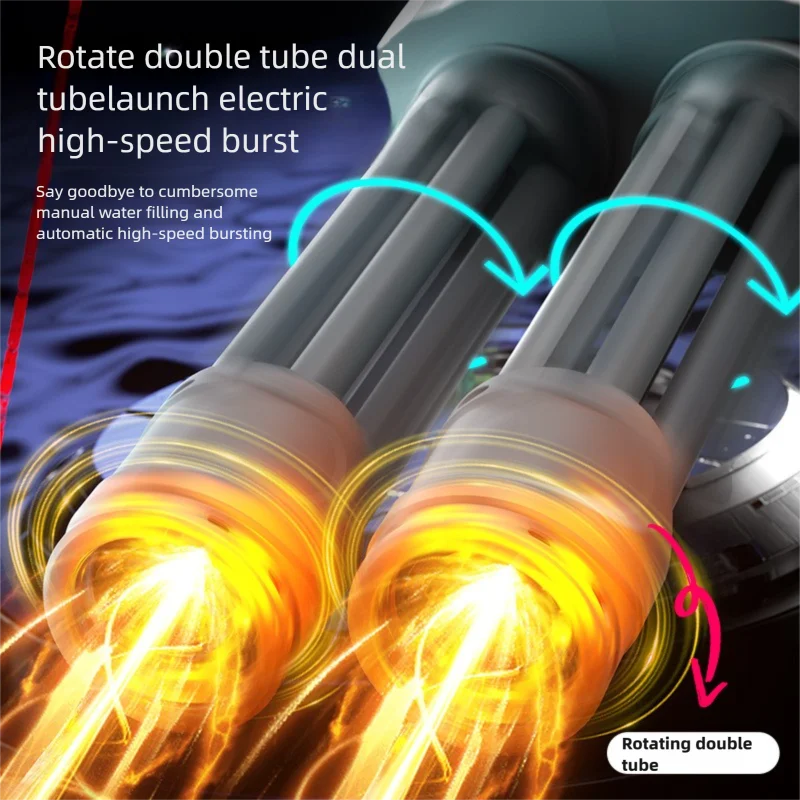 LED Rotating Hydro Blaster for Pool Battles