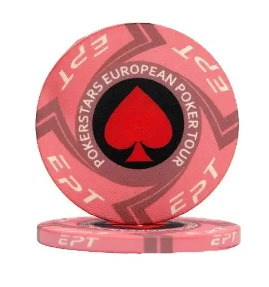 Premium Ceramic Game Chips Set – 10 Pieces