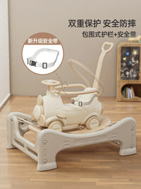 2-in-1 YoYo Car – Children's Trojan Horse Bouncing Ride-On Toy