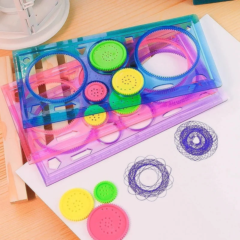 Geometry Drawing Stencil Kit for Creative Kids