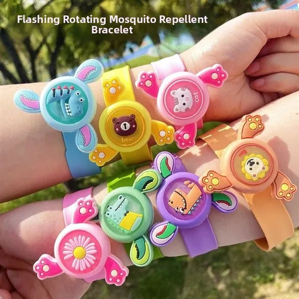 LED Spinner Wristband Toy – Light-Up Fun for Kids