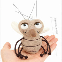 Squeaky Mosquito Plush Keychain – Funny Gift