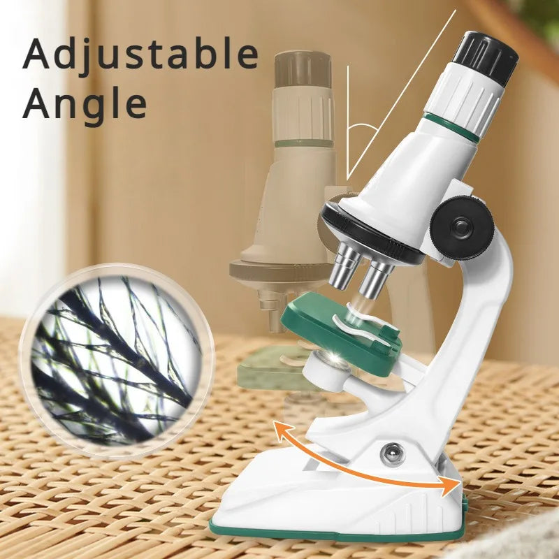 Kids Microscope Kit – 200x-1200x STEM Science Set
