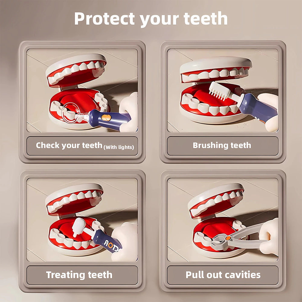 Kids Dentist Trolley Set – Pretend Clinic Role Play Kit
