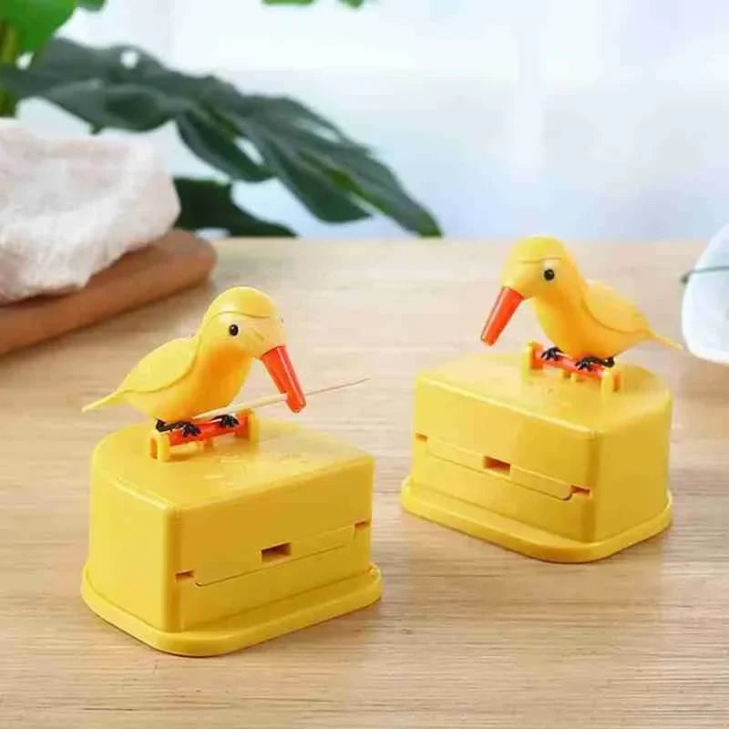 Cartoon Bird Toothpick Dispenser – Fun & Functional Storage Box