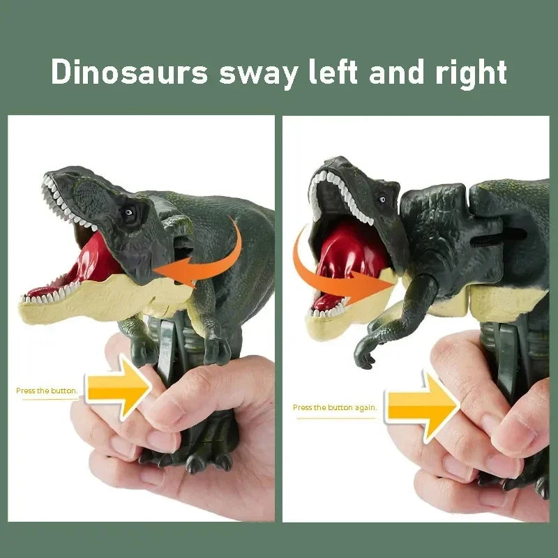Funny Za Za Sound Dinosaur Fidget Toy – Telescopic Swing Decompression Toy for Kids